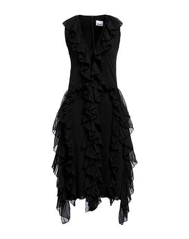 BURBERRY Midi dress Black 100% Silk, Polyester