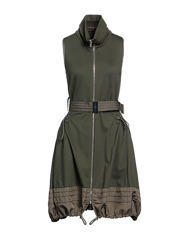 HIGH Short dress Military green 70% Rayon, 26% Nylon, 4% Elastane