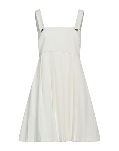 LIU •JO Short dress Ivory 92% Polyester, 8% Elastane