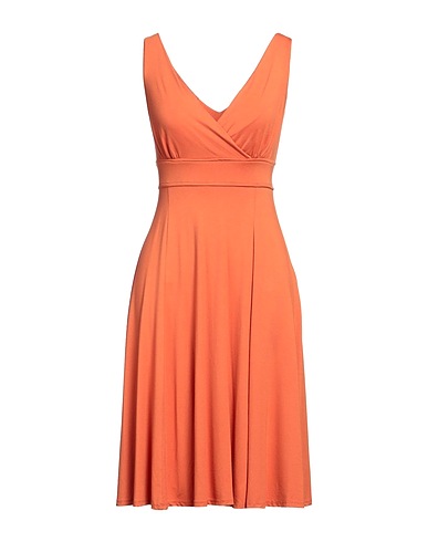 FLY GIRL Vestito midi Mandarino 96% Viscosa, 4% Elastan