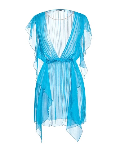 ALBERTA FERRETTI Short dress Azure 100% Silk