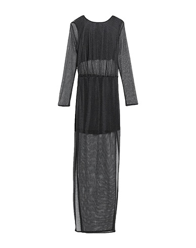 FELEPPA Long dress Black 50% Viscose, 48% Elastane, 2% Polyester