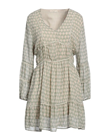 MEISÏE Short dress Sage green 100% Polyester