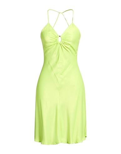 LIU •JO Short dress Lime green 52% Viscose, 48% Rayon