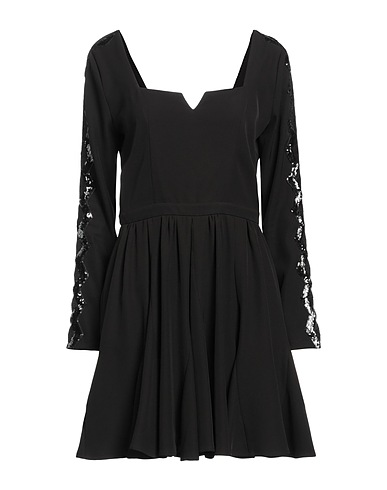 FELEPPA Short dress Black 96% Polyester, 4% Elastane