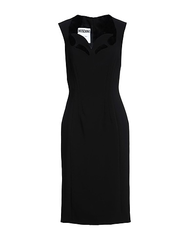 MOSCHINO Midi dress COUTURE Black 89% Polyester, 11% Polyurethane