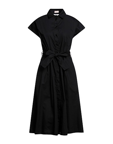 LIU •JO Midi dress Black 100% Cotton