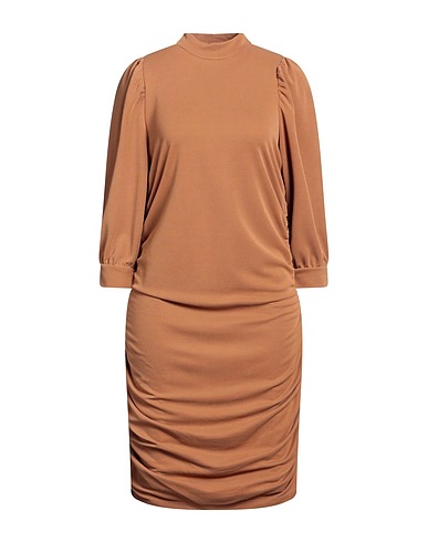 MINUS Vestito corto Cammello 80% Modal, 20% Poliestere