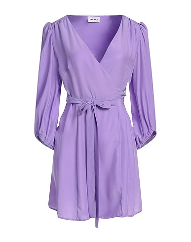 P.A.R.O.S.H. Short dress Mauve 100% Silk