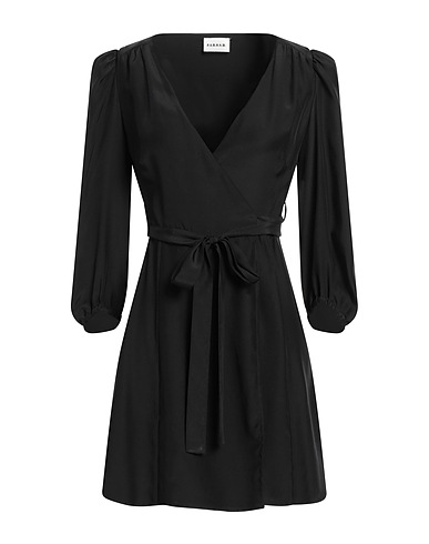 P.A.R.O.S.H. Kurzes Kleid Schwarz 100% Seide