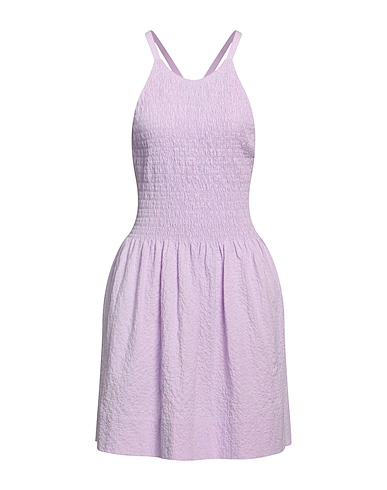THREE GRACES LONDON Short dress Lilac 100% Cotton