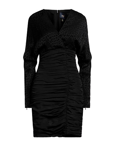 CAVALLI CLASS Sheath dress Black 100% Viscose, Polyester