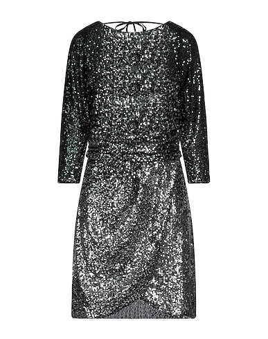 HANITA Midi dress H COUTURE Green 97% Polyester, 3% Elastane