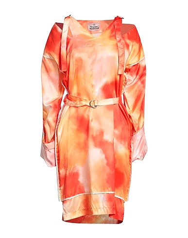 VIVIENNE WESTWOOD Short dress Orange 100% Viscose