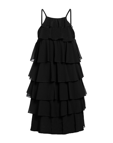 KONTATTO Short dress Black 100% Polyester