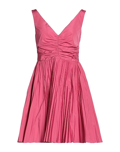 REDValentino Pleated dress Magenta 100% Polyester