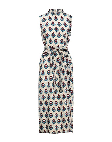 TORY BURCH Vestito midi Panna 100% Viscosa