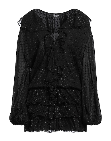 BLUMARINE Short dress Black 92% Silk, 8% Polyamide