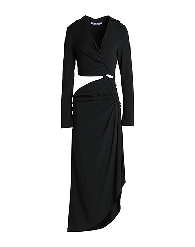 OFF-WHITE™ Long dress Black 95% Viscose, 5% Elastane