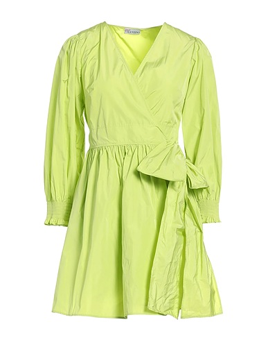 REDValentino Vestito corto Verde lime 100% Poliestere