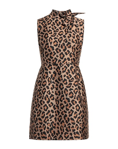 KATE SPADE New York Short dress Khaki 70% Polyester, 30% Viscose