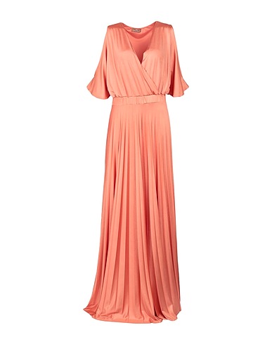 ANNA SIRICO COUTURE Long dress Mandarin 92% Polyester, 8% Elastane