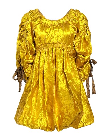 ULLA JOHNSON Kurzes Kleid Ringelblume 43% Viskose, 40% Baumwolle, 17% Metallfaser