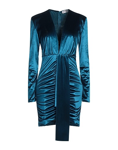FACE TO FACE STYLE Sheath dress Deep teal 95% PES, 5% Elastane