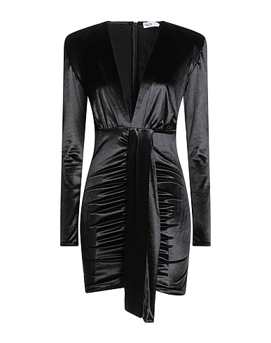 FACE TO FACE STYLE Sheath dress Black 95% PES, 5% Elastane