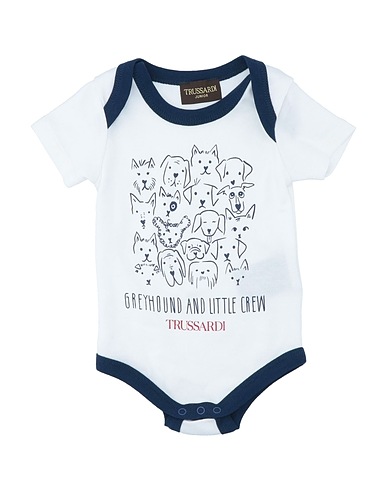 TRUSSARDI JUNIOR Body bébé Blanc 100% Coton