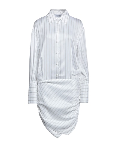 THE ATTICO Shirt dress White 79% Viscose, 21% Silk