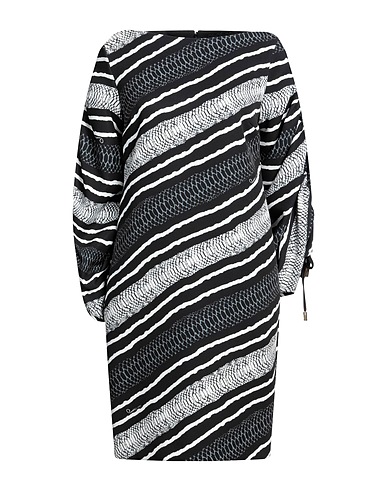 CAVALLI CLASS Short dress Black 94% Polyester, 6% Elastane