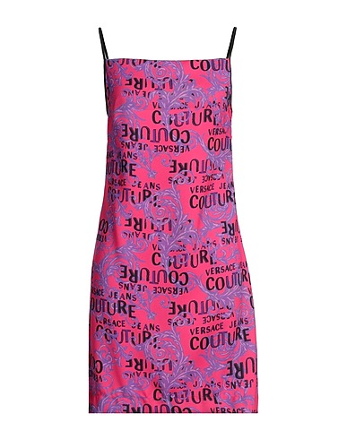 VERSACE JEANS COUTURE Short dress Fuchsia 100% Polyester