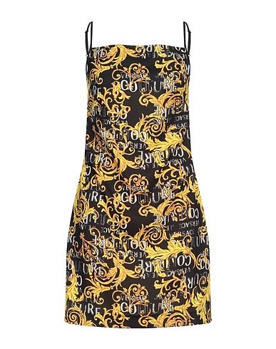 VERSACE JEANS COUTURE Short dress Black 100% Polyester