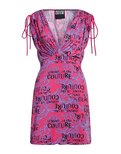 VERSACE JEANS COUTURE Sheath dress 96% Polyester, 4% Elastane