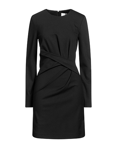 SILVIAN HEACH Short dress Black 64% Viscose, 31% Polyamide, 5% Elastane