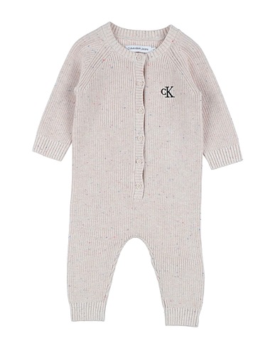CALVIN KLEIN JEANS Tutina Baby  Beige 100% Cotone