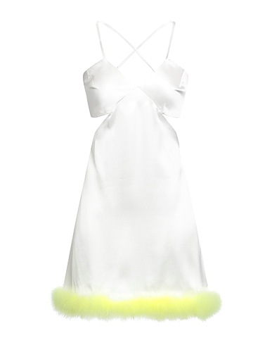AMEN Vestito corto Bianco 100% Viscosa