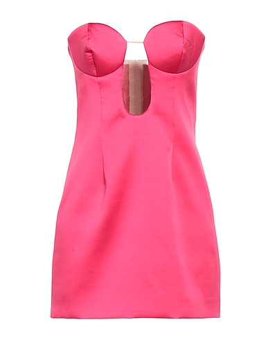 MAGDA BUTRYM Short dress Magenta 64% Polyester, 32% Polyamide, 4% Elastane