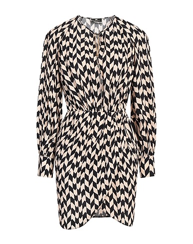 ELISABETTA FRANCHI Short dress Beige 100% Viscose