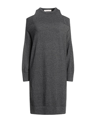 LIVIANA CONTI Knit dress Charcoal 50% Cashmere, 50% Polyamide