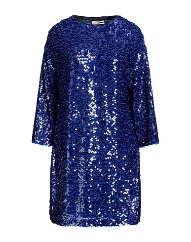 MO.DE.RN Short dress Blue 70% Polyester, 28% Polyamide, 2% Elastane