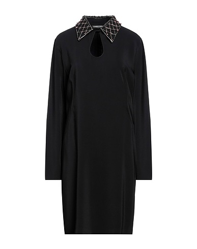 ALBERTA FERRETTI Vestito corto Nero 97% Viscosa, 3% Elastan