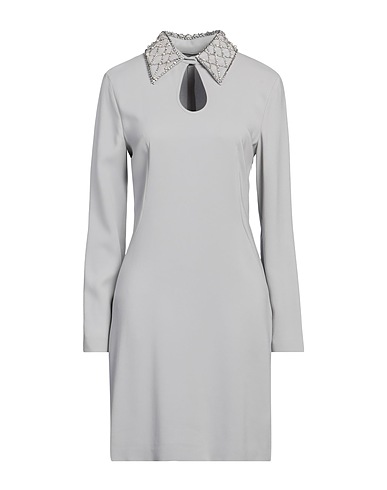 ALBERTA FERRETTI Short dress Grey 97% Viscose, 3% Elastane