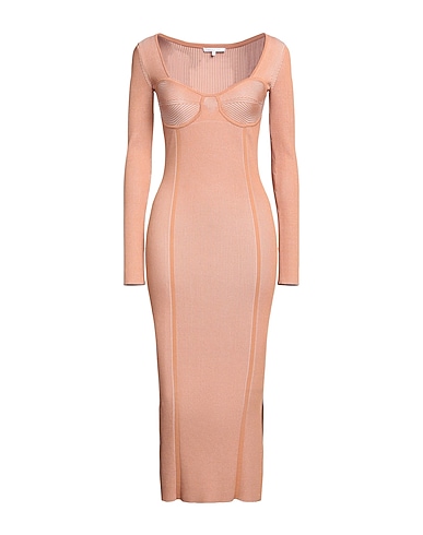 PATRIZIA PEPE Sheath dress 62% Viscose, 37% Polyamide, 1% Elastane