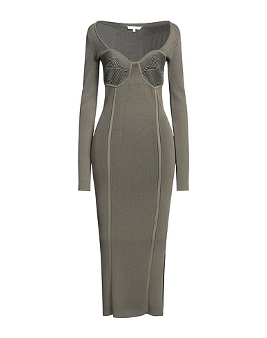 PATRIZIA PEPE Midi dress 62% Viscose, 37% Polyamide, 1% Elastane