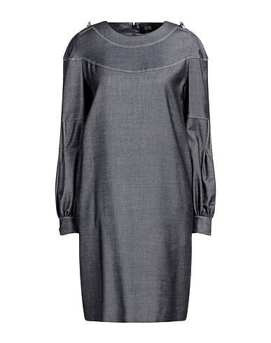 CAVALLI CLASS Denim dress Midnight blue 45% Viscose, 42% Virgin Wool, 11% Polyamide, 2% Elastane