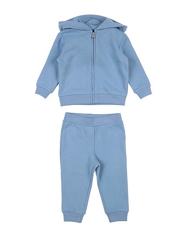 POLO RALPH LAUREN Baby co-ord  Fleece Full-Zip Hoodie & Pant Set
 Sky blue 60% Cotton, 40% Polyester