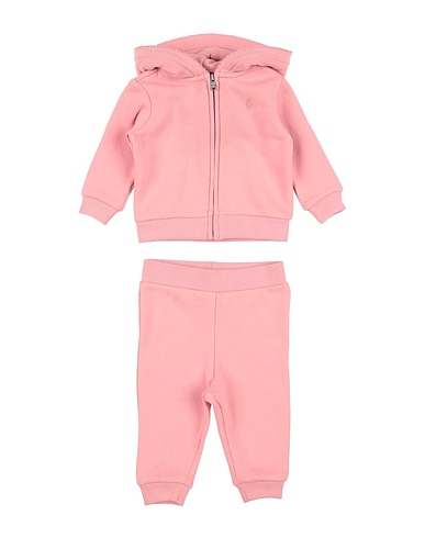 POLO RALPH LAUREN Baby co-ord  Fleece Full-Zip Hoodie & Pant Set
 Pink 60% Cotton, 40% Polyester