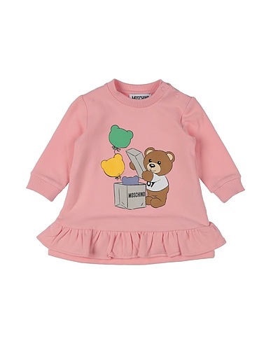 MOSCHINO BABY Vestido para bebé  Pink 95% Cotton, 5% Elastane